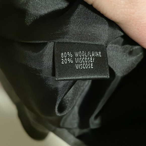 Lafayette 148 Wool Blazer Gray 8 - Picture 6 of 7